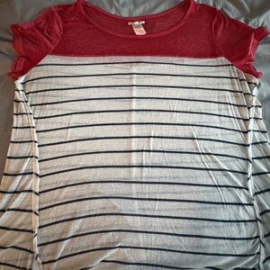 Maurices Vibrant Red Top